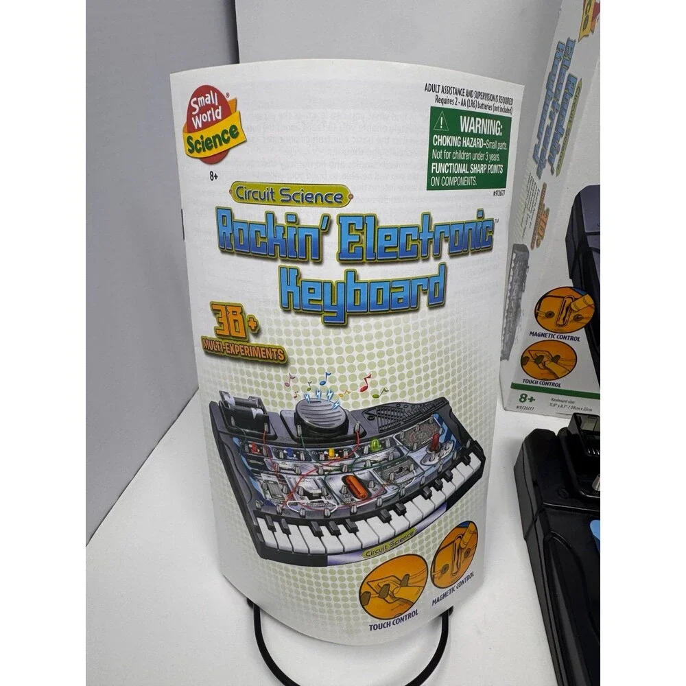 Circuit Science Rockin Electric Keyboard Build & Play STEM Kit Unused Open Box